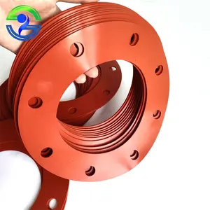 Sanyong Gasket Karet Flens Silikon Merah Langsung dari Pabrik/Segel Karet Sambungan Paking Kustom