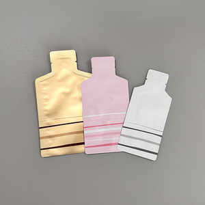 Bolsa de embalaje de loción de perfume de crema cosmética en forma de papel de aluminio laminado con sellado térmico de plástico de impresión personalizada - Product Image 3