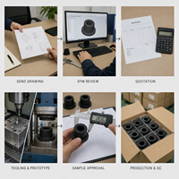 Pièces en caoutchouc personnalisées Jacey selon dessin OEM 2D 3D CAD STEP IGES DWG PDF Fabricant de caoutchouc Silicone NBR FKM EPDM