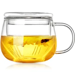 Confezione Standard tazza per <span class=keywords><strong>infusore</strong></span> <span class=keywords><strong>da</strong></span> tè in vetro resistente al calore per bere - Product Image 1