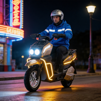 Advanced Electric Scooter Tourer Powerful Efficient Robust Heavy Strong Electric Bicycle