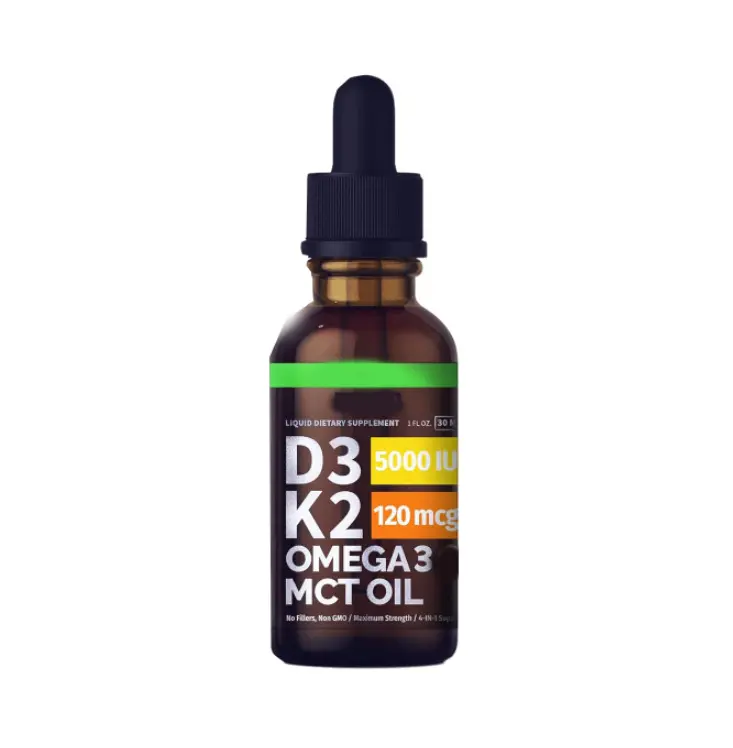 Natuurlijke Vitamine D3 K2 Olie Complexe Vitaminen Hart En Spieren Versterken Het Verbeteren Van De Gewrichten