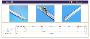 Rouleau en nylon de remplacement de roue de porte coulissante d'acier inoxydable de <span class=keywords><strong>6m</strong></span> avec des roulements pour le système d'ouvreur de porte coulissante - Product Image 6