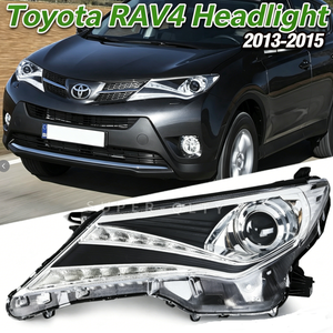 AURON Nouveau Phare LED Haute Puissance 32V 60W pour RAV 4 2013-2015, Kit de Rénovation, Construction en Aluminium, Lumière Blanche 6000K, 6000 Lumens - Product Image 4