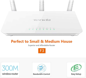 ขายดี <span class=keywords><strong>Tenda</strong></span> F3 1WAN + 3LAN + 2.4G 300M 3เสาอากาศเราเตอร์ไร้สาย <span class=keywords><strong>N300</strong></span>เฟิร์มแวร์ภาษาอังกฤษ - Product Image 4