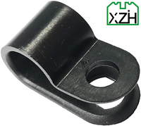 Pince de câble noire 1/2 "pince en C réglable pince de câble en Nylon vis noire pince en Nylon P pince de câble vis 32mm de Chine