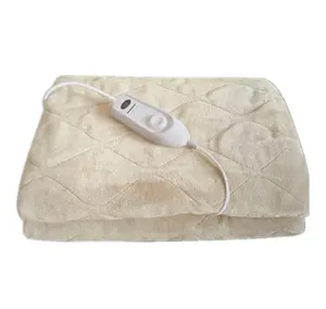 Meilleure vente polyvalente ETL approbation US 62*84 ''Double face Super confortable flanelle température <span class=keywords><strong>chauffage</strong></span> couverture électrique - Product Image 1