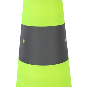 Coni Stradali Pieghevoli Riflettenti Verdi Lampeggianti Portatili a Prezzo di Fabbrica - Product Image 4