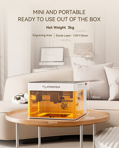 เครื่องแกะสลักและแกะสลักไม้ด้วยเลเซอร์ไดโอด5W เครื่องตัดและแกะสลักโลหะเครื่องตัดความปลอดภัยใช้ในบ้านใช้เครื่องแกะสลักเลเซอร์ P1หนังเพื่อการศึกษา - Product Image 6