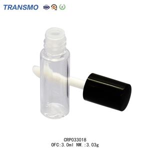 Emballage de gloss à lèvres rond de 3 ml, tubes de gloss à lèvres de couleur unie, flacon de gloss à lèvres, emballage de gloss à lèvres, gloss à lèvres en gros - Product Image 3