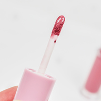 Gloss à lèvres brillant très populaire, waterproof et longue tenue, dans un tube poudré mignon, marque propre, pour maquillage quotidien et soirées