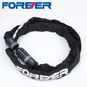 กุญแจล็อคโซ่แบบผสมผสาน Forever ขนาด 120 ซม. ทนทาน สำหรับจักรยาน ป้องกันการโจรกรรม ใช้กลางแจ้งได้ - Product Image 2