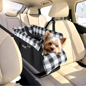 Tasarımcı taşınabilir Pet köpek araba için koltuk çantası su geçirmez plastik farklı renkler açık seyahat yılbaşı tatil için küçük köpekler - Product Image 1