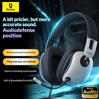 Auriculares Baseus GoPlay 1 Max con cable para juegos de computadora, deportes electrónicos, PUBG, con micrófono