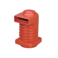 Boîtier de contact en résine époxy rouge pour appareillage de commutation CH3-12kV 24kV, 630A-1250A, et boîtier d'isolation 2000A-4000A