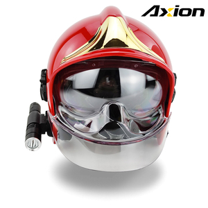 PAB 소방관 헬멧 EN443 풀쉐이프 디자인, 이중 눈 및 목 보호 기능 탑재, 전문 소방용 - Product Image 4