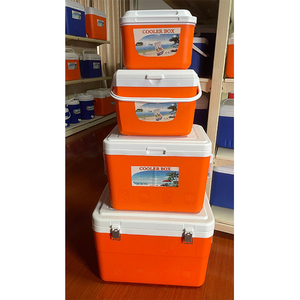 Bộ Hộp Làm Mát 4 Hộp Câu Cá Ngoài Trời Cắm Trại Thực Phẩm Nước Trái Cây Lon 5L + 13L + 27L + 45L Hộp Làm Mát Ngực Bằng Nhựa Cách Nhiệt - Product Image 3