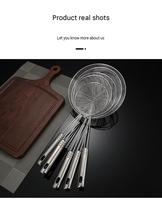 Saringan Minyak Stainless Steel, Alat Dapur, Penyaring Gorengan, Saringan Laba-laba