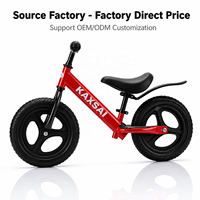 Trottinette d'équilibre durable pour enfants, cadre en acier carbone de 12 pouces, vélo d'apprentissage sans pédales pour tout-petits de 2 à 6 ans
