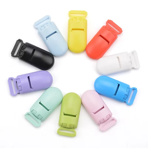 Clips de sucette en plastique de 15mm pour bébé à la mode - Product Image 2