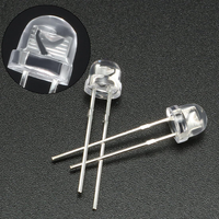 Diodes LED 5 mm, phares à tête de paille, transparents, lumineux, à intensité variable, 5000 K, lumière du jour, garantie 3 ans, composants électroniques