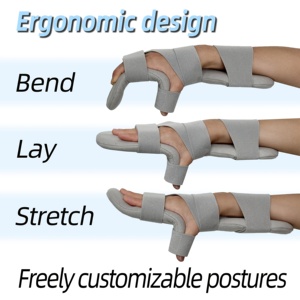 Dinlenme El Desteği Yumuşak Dokunuşlu El Ateli Parmak Kontraktürleri için Gece Desteği Karpel Tüneli için El Sabitleyici - Product Image 3