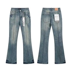 <span class=keywords><strong>Jeans</strong></span> Vintage Strappati e Lavati Stile High Street, Trendy Casual Elasticizzati per <span class=keywords><strong>Uomo</strong></span> e Donna, PUIPLE BIACD Micro Flared - Product Image 5