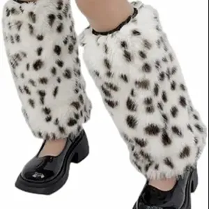 Dames Meisjes Japanse Lolita Beenwarmers Harajuku Lange Sokken Winter Goth Boot Gaiters Clubwear