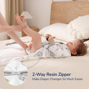 Infant Clothing <b>Baby</b> Sleeping Bag Child 100% Cotton Soft <b>White</b> Sleep Sack Cozy Safe Sleep Wearable <b>Blanket</b> for Kid - Product Image 3