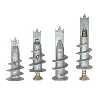 Chevilles autoperceuses en acier allié zingué pour plaques de plâtre, chevilles murales autotaraudeuses pour plaques de plâtre