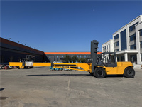 Chariot élévateur diesel standard Euro 5, 7, 10 ou 12 tonnes en option, avec déplaceur latéral et positionneur de fourches, certifié CE