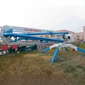 Maquinaria de Construcción de Alta Eficiencia de China, Marca JIUHE, Pluma Hidráulica Móvil para Colocación de Concreto, Distribuidor de Concreto - Product Image 3