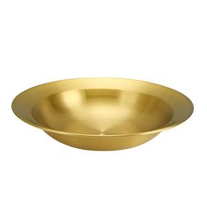 Ciotole in acciaio inossidabile piatti personalizzati zuppa vassoio da portata largo bordo profondo Spaghetti piatti - Product Image 5