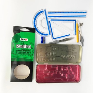 The Marshal Set of Metal Geometry Mathematical Instrument Box Compass Set for School Students - Product Image 3