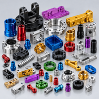 Pièces usinées CNC en aluminium anodisé sur mesure 6061-T6, usine OEM ODM, boîtier, bride, collecteur, bloc, adaptateur, étrier