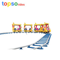 Manège de train sur rail à thème personnalisé pour enfants, pour carnaval et parc extérieur