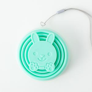 Vente en gros de tasses à café pliables multifonctionnelles en forme de lapin, réutilisables, respectueuses de l'environnement, pour les voyages - Product Image 5