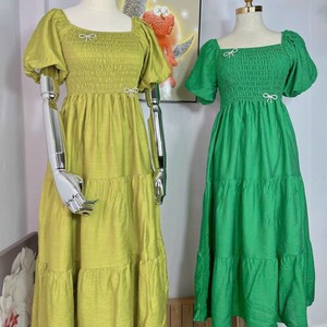 Vestido de Verano para Mujer, Casual, Cómodo, Lavable, Empacado Individualmente en Bolsa de Polipropileno, de Fabricante Vietnamita - Product Image 4