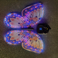 Drone papillon bionique télécommandé haute performance JIN PENG 2,4 G avec lumières RGB, idéal pour les événements de mariage.