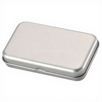 Boîte en fer blanc rectangulaire personnalisable pour l'emballage alimentaire – Durable, moderne et luxueuse pour le stockage du chocolat et autres aliments