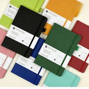 สมุดบันทึกธุรกิจ A4 ปกหนัง PU สำหรับขายส่ง พร้อมโลโก้สั่งทำ - Product Image 4