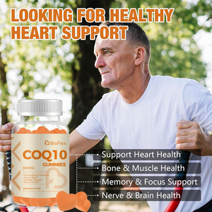 Sabor a naranja Coq10 500Mg Suplemento Coenzima <span class=keywords><strong>Q10</strong></span> Gomitas con Omega-3 Vitamina B3 Zinc y magnesio para antioxidantes e inmunidad - Product Image 4