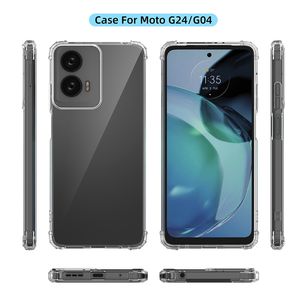 Funda Protectora para Teléfono Motorola Moto G24 E15 G15 G05, Transparente, de TPU, Antiarañazos, Antigolpes, con Protección de Airbag - Product Image 4