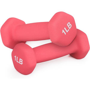 Ladies Holder Color <span class=keywords><strong>Front</strong></span> Squat Children Fitness Practice Home Neoprene Iron Dumbbell Set - Product Image 3