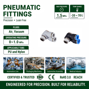 Pièces pneumatiques - Connecteur rapide pour tube - Double raccord mâle R1/8 1/4 3/8 1/<span class=keywords><strong>2</strong></span> - Raccords pneumatiques pour tube de 4 6 8 10 12 mm - Product Image 1