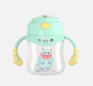 Biberón de agua para bebé, sin BPA, tritán, de plástico, con dibujos animados, ecológico - Product Image 2