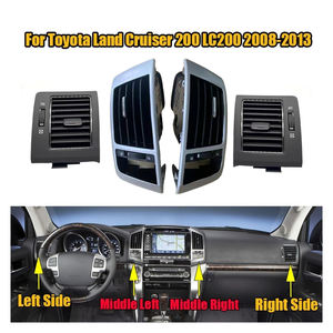 2 Piezas al por Mayor, Rejilla de Ventilación Central para el Tablero de Instrumentos para <span class=keywords><strong>Toyota</strong></span> <span class=keywords><strong>Land</strong></span> <span class=keywords><strong>Cruiser</strong></span> FJ200 LC200 2008-2015, Pieza de Automóvil - Product Image 3