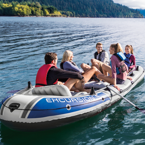 <span class=keywords><strong>Bateau</strong></span> gonflable <span class=keywords><strong>INTEX</strong></span> 68325 Drifter pour cinq personnes, écologique, résistant à l'usure, pliable et léger, pour kayak et rafting - Product Image 1