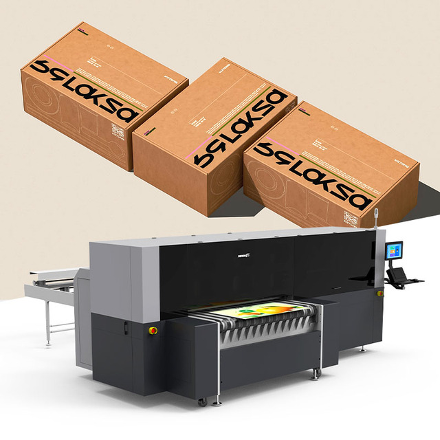 Single Pass Inkjet Printer for Corrugated Display Packaging of Promotional Gift Packs