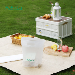 FaSoLa Trash Bags L Size Thickened Stand Up For Camping Picnic Kitchen Use - Product Image 4